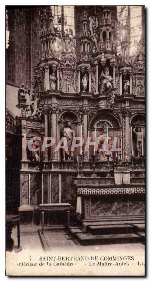 CPA Saint Bertrand De Comminges Interieur De La Cathedrale Le maitre autel