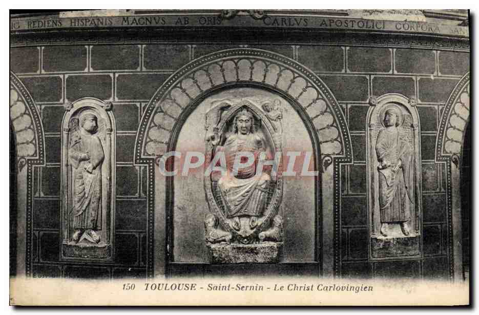 CPA Toulouse Saint Sernin Le Christ Carlovingien