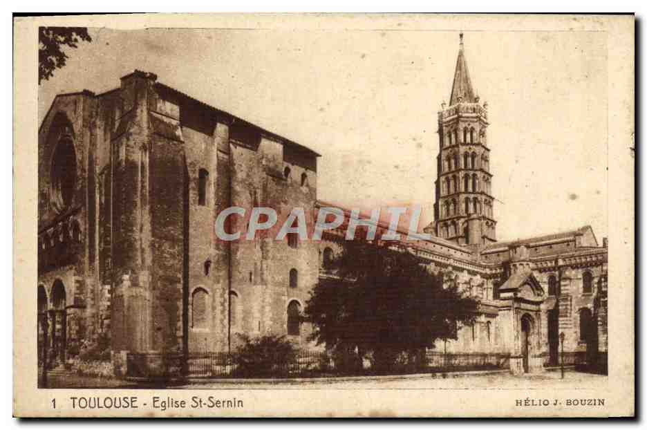 CPA Toulouse Eglise St Sernin
