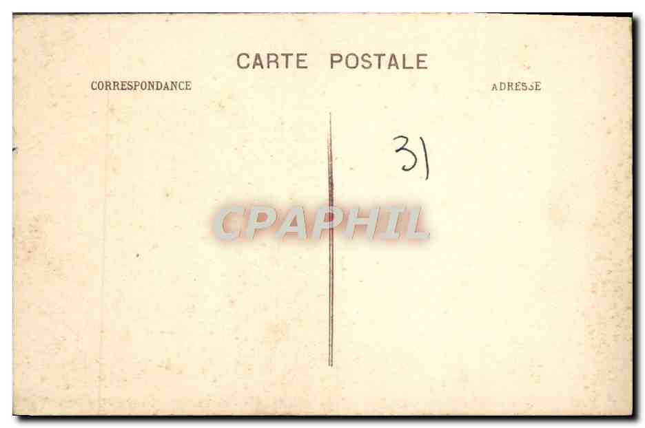 CPA Toulouse Eglise St Sernin — Verso