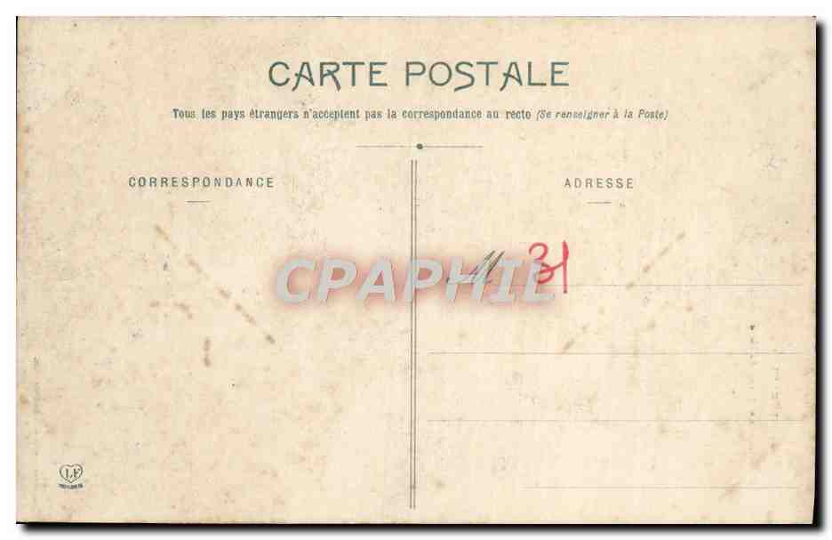 Toulouse - Clocher de Saint-Sernin — Phototype Louche Toulouse, n° 124 — Reverso