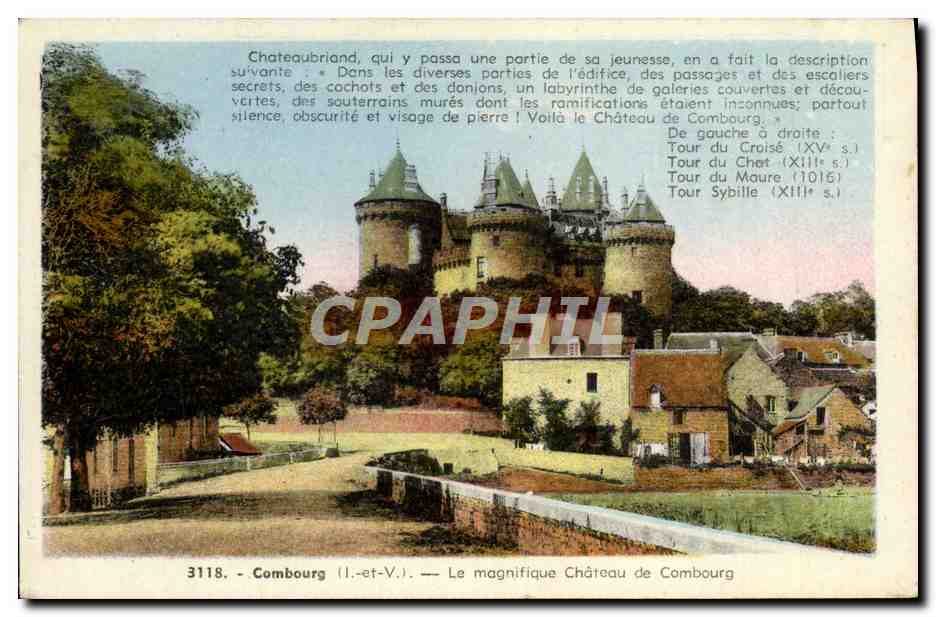 CPA Combourg Le Magnifique Chateau