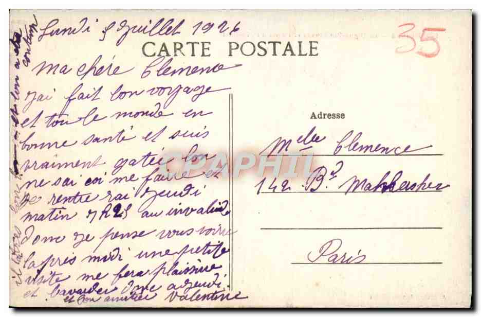 CPA Dinard La digue promenade et pointe du Moulinet  — Rückseite