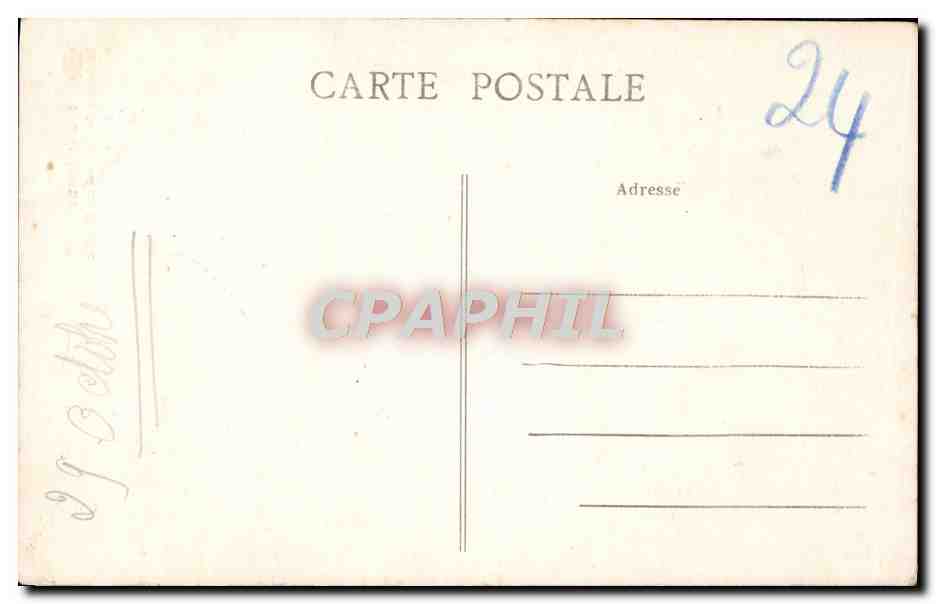 Périgueux — Intérieur de l'Église de la Cité, La Chaire — Éditeur non identifié, n° de série 4 — Rückseite