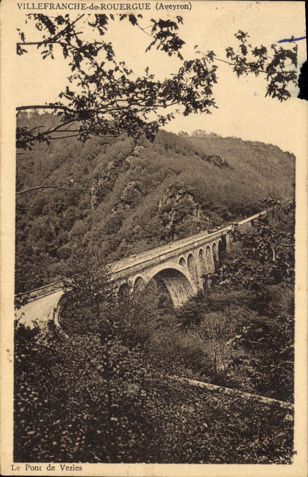 Villefranche-de-Rouergue (Aveyron) — Le Pont de Vezies — éditeur non identifié