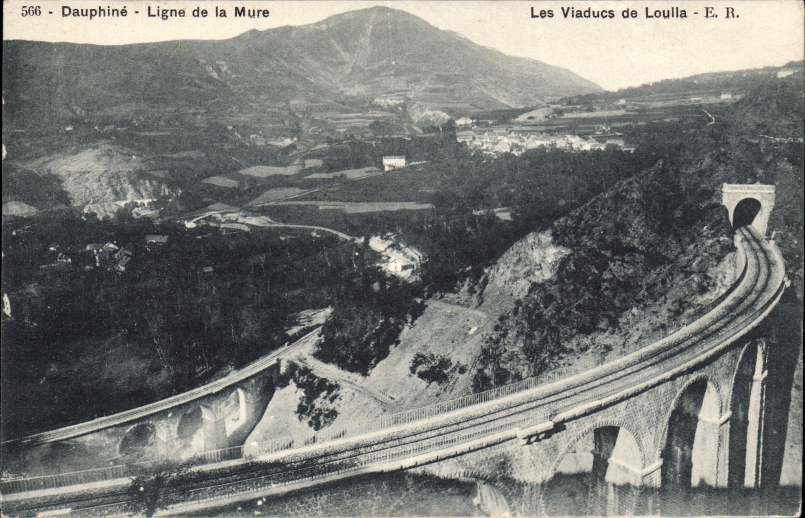 Dauphiné - Ligne de la Mure — Les Viaducs de Loulla — E. R.