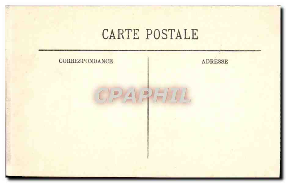 CPA La Vicomte Le Chemin de Ronde — Back