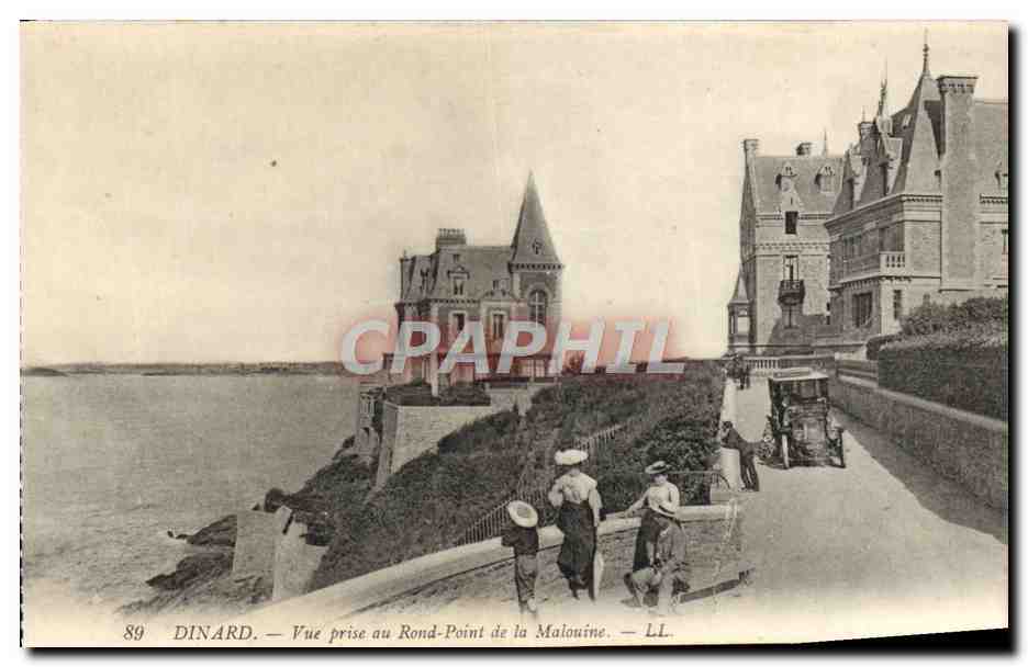 Dinard — Vue prise au Rond-Point de la Malouine — LL, n°89