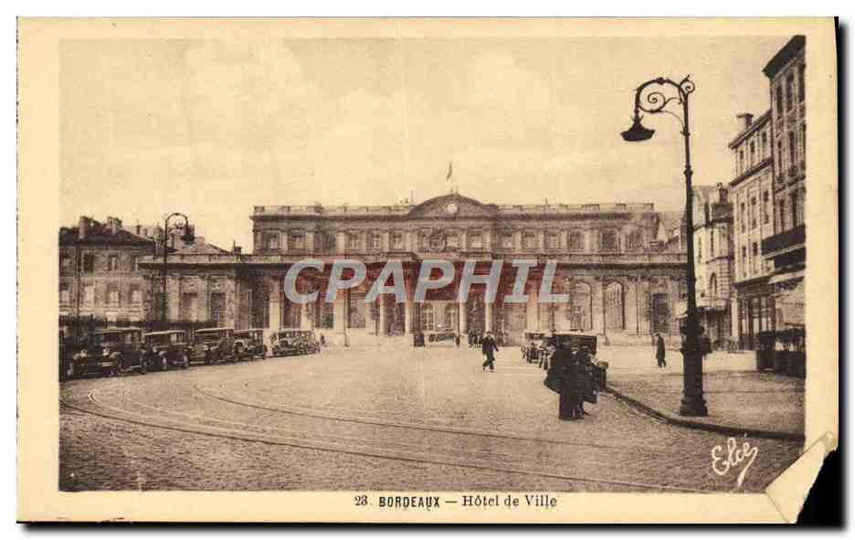 CPA Bordeaux Hotel de Ville