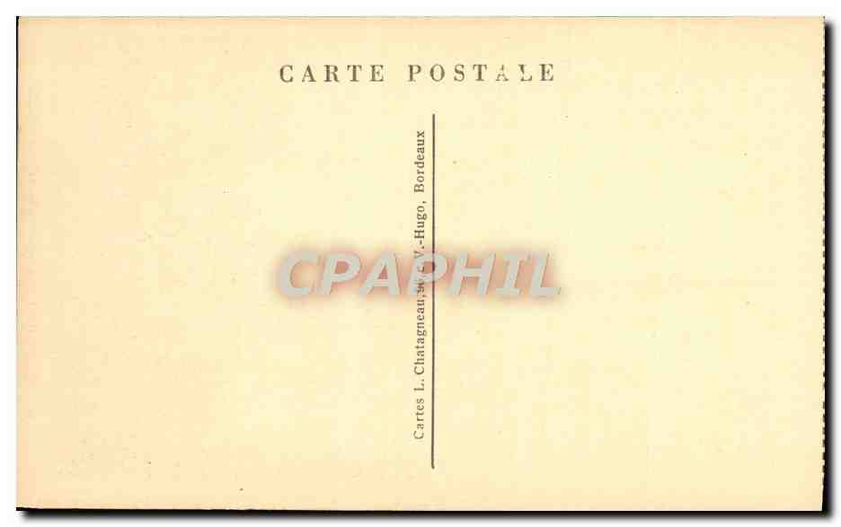 CPA Bordeaux Cathedrale St Andre Les Deux fleches — Verso
