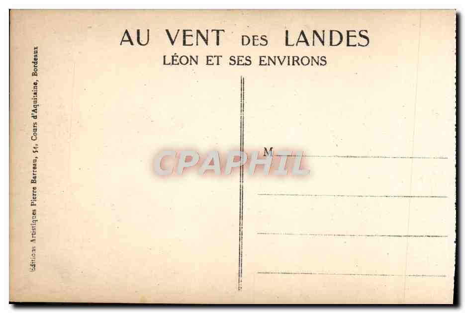 CPA Leon Les Exiles  — Rückseite