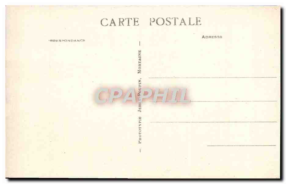 CPA St Brevin Les Pins — Back