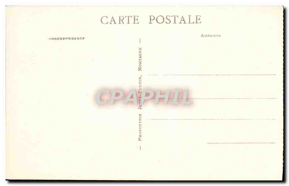 CPA St Brevin Les Pins — Back