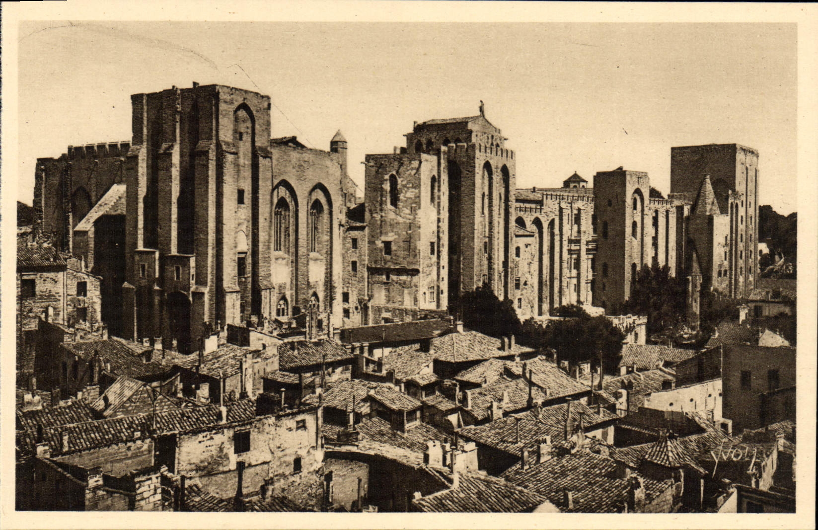 CPA Avignon Le Palais des Papes