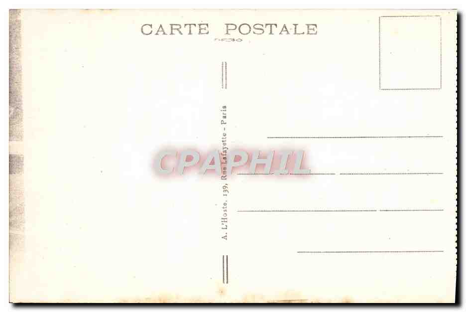 CPA Foret de Compiegne Armistice Le Monument Par Edgar Brand  — Rückseite