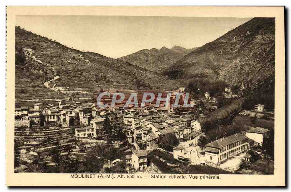 CPA Moulinet Station estivale Vue Generale