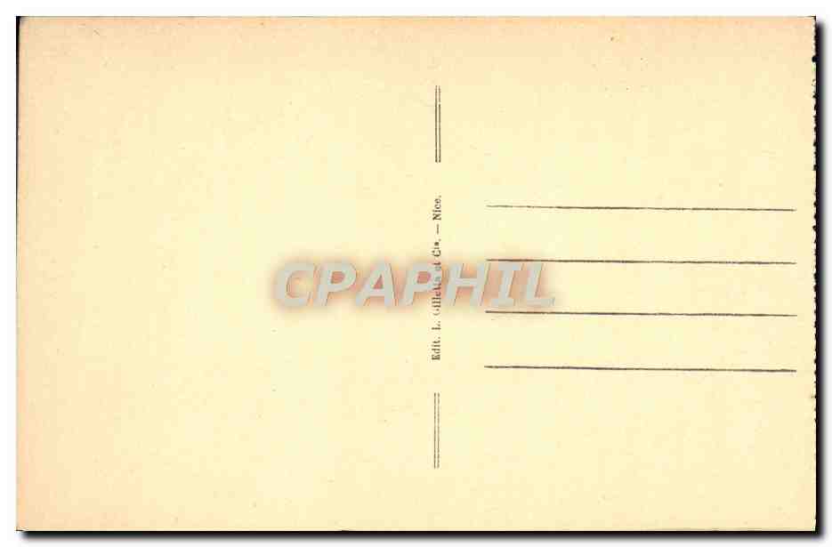 CPA Nice Vue Generale — Rückseite