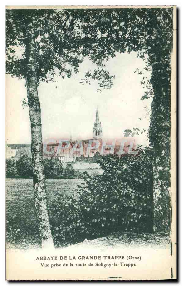 CPA Abbaye De La Grande Trappe Vue prise de la route de Soligny la Trappe