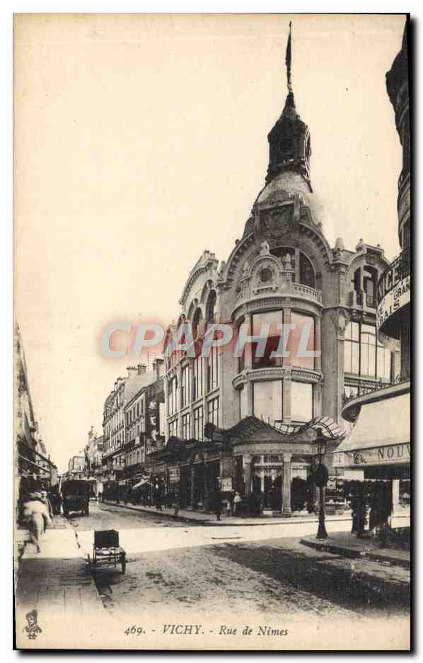 CPA Vichy Rue de Nimes