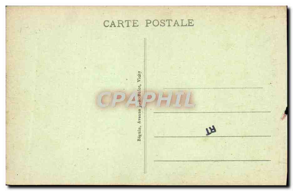 Clermont-Ferrand — Le Théâtre, l'Avenue de Royat et le Puy de Dôme — Idéal, n° 4034 — Rückseite