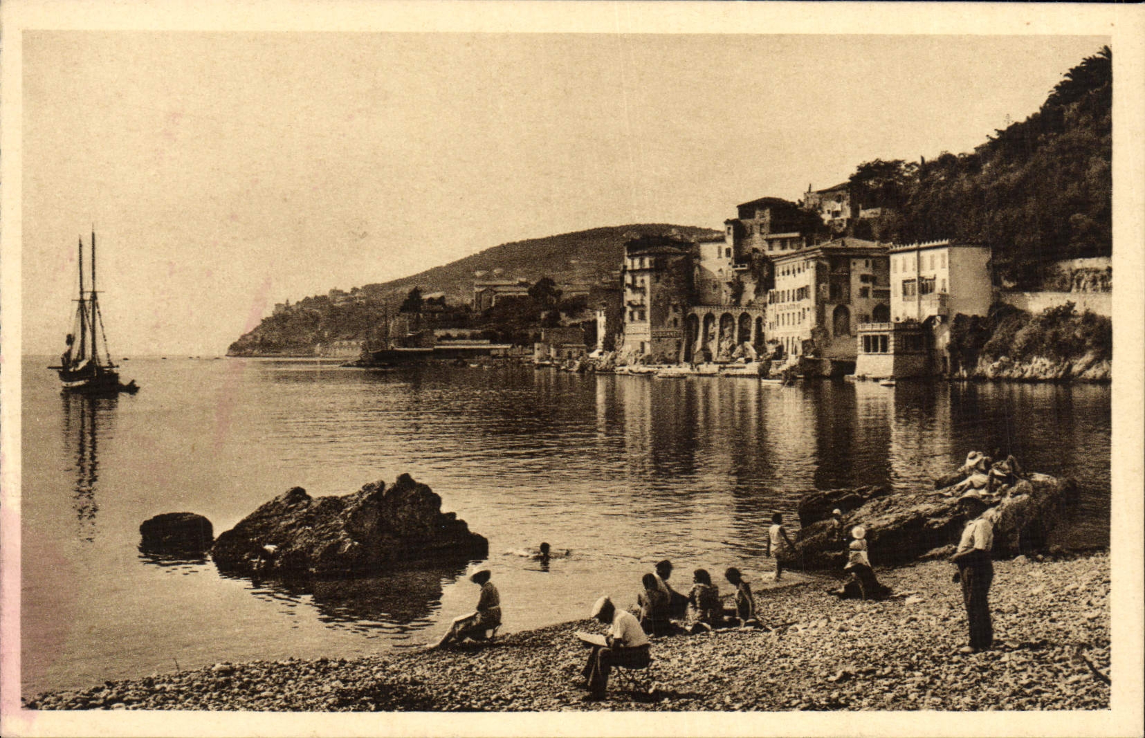 CPA Villefranche Sur Mer Vue Generale