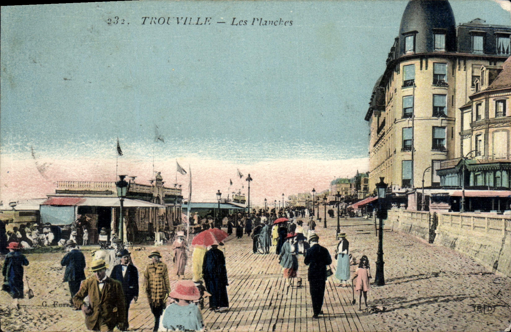 Trouville — Les Planches — G. Foreau, n°232