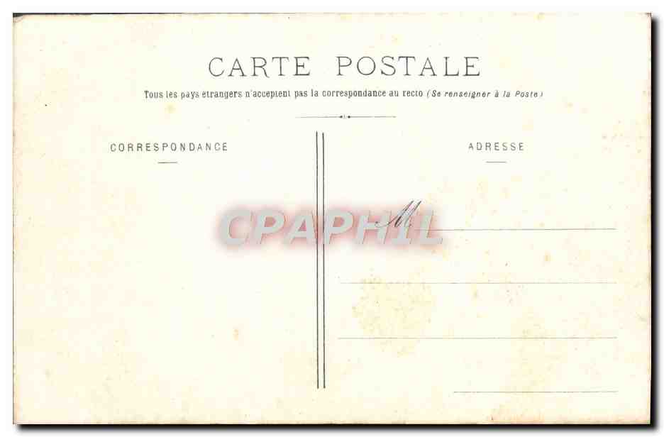 CPA Tours Place et Palais de Justice — Rückseite