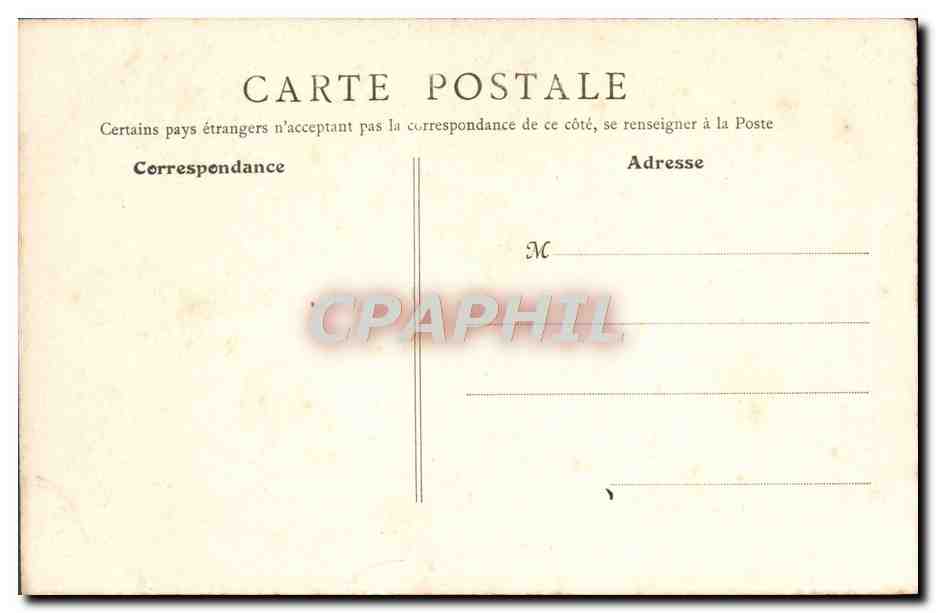 CPA Tours Le Theatre — Rückseite