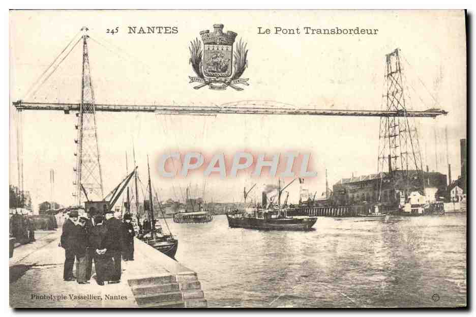 CPA Nantes Le Pont Transbordeur