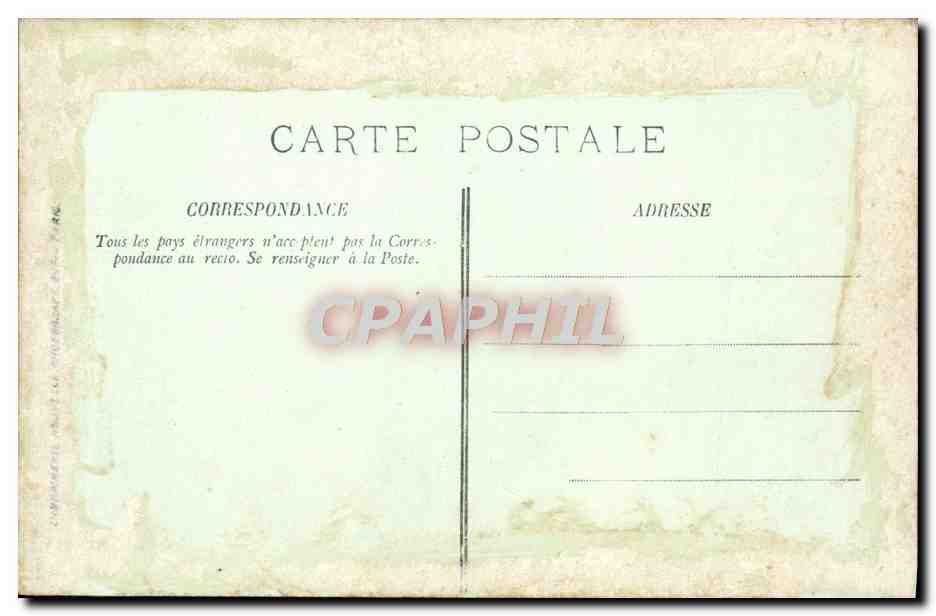CPA Nantes Le Cours Saint Andre et la Place Louis XVI — Verso
