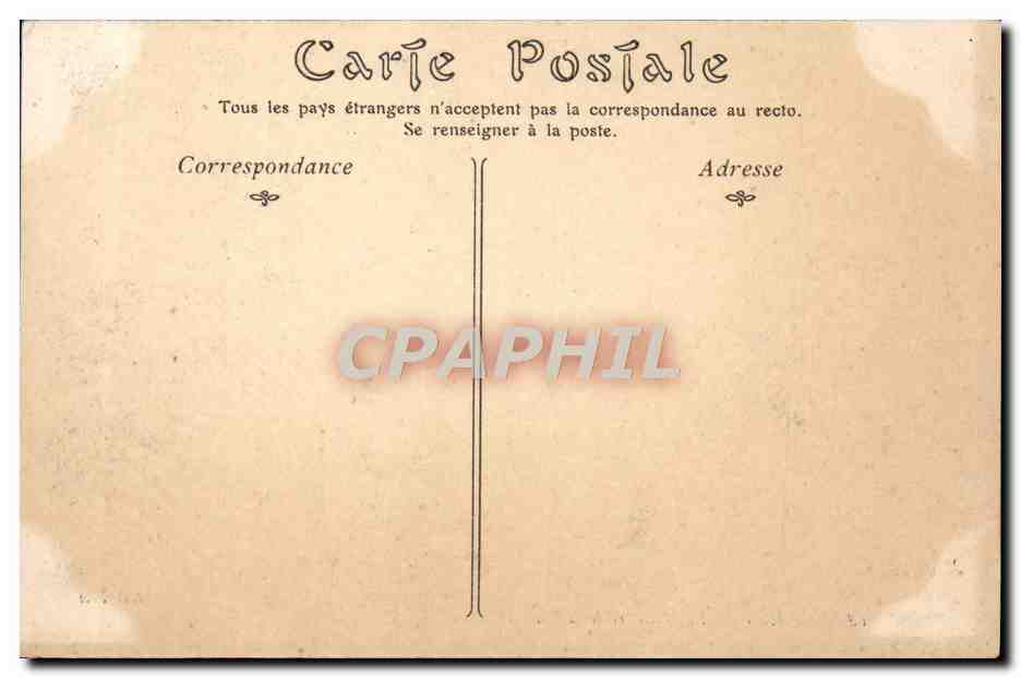 CPA Paris Le Mimistere de la Marine — Rückseite