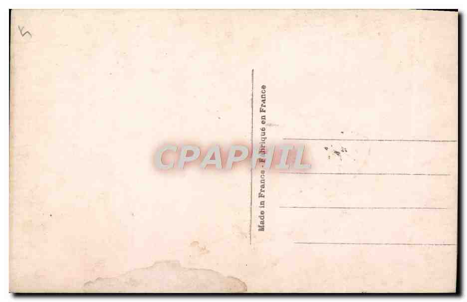 CPA Fantaisie Fer a cheval — Rückseite