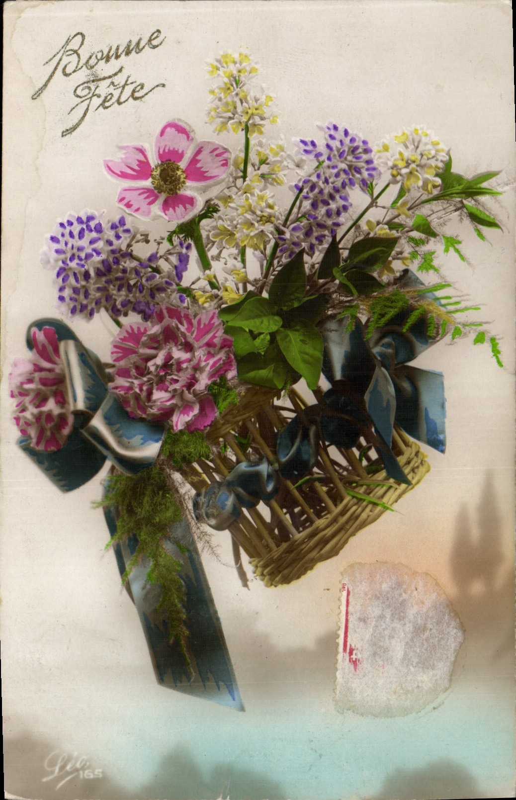 CPA Bonne Fete Fleurs