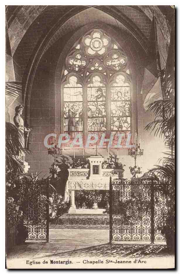 CPA Eglise de Montargis Chapelle Ste Jeanne d'Arc