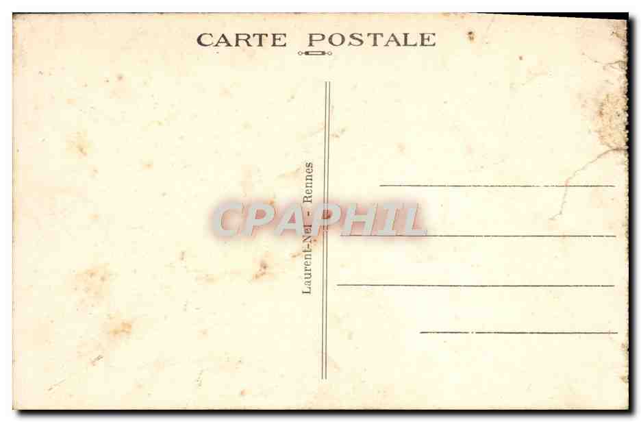 CPA Dinard la Vicomte Bords de la Rance Chemin de ronde — Reverso
