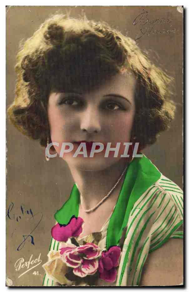 CPA Fantaisie Femme