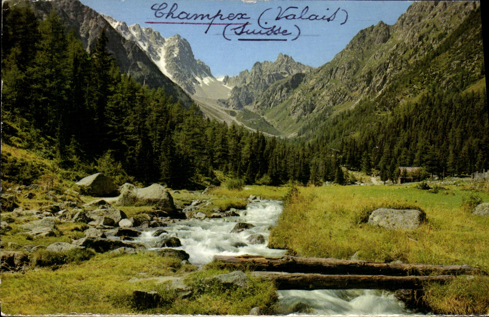CPM Au Val d'ARpette Champex Point d'Orny et les Ecandiers 