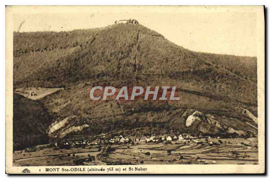 CPA Mont St Odile et St Nabor