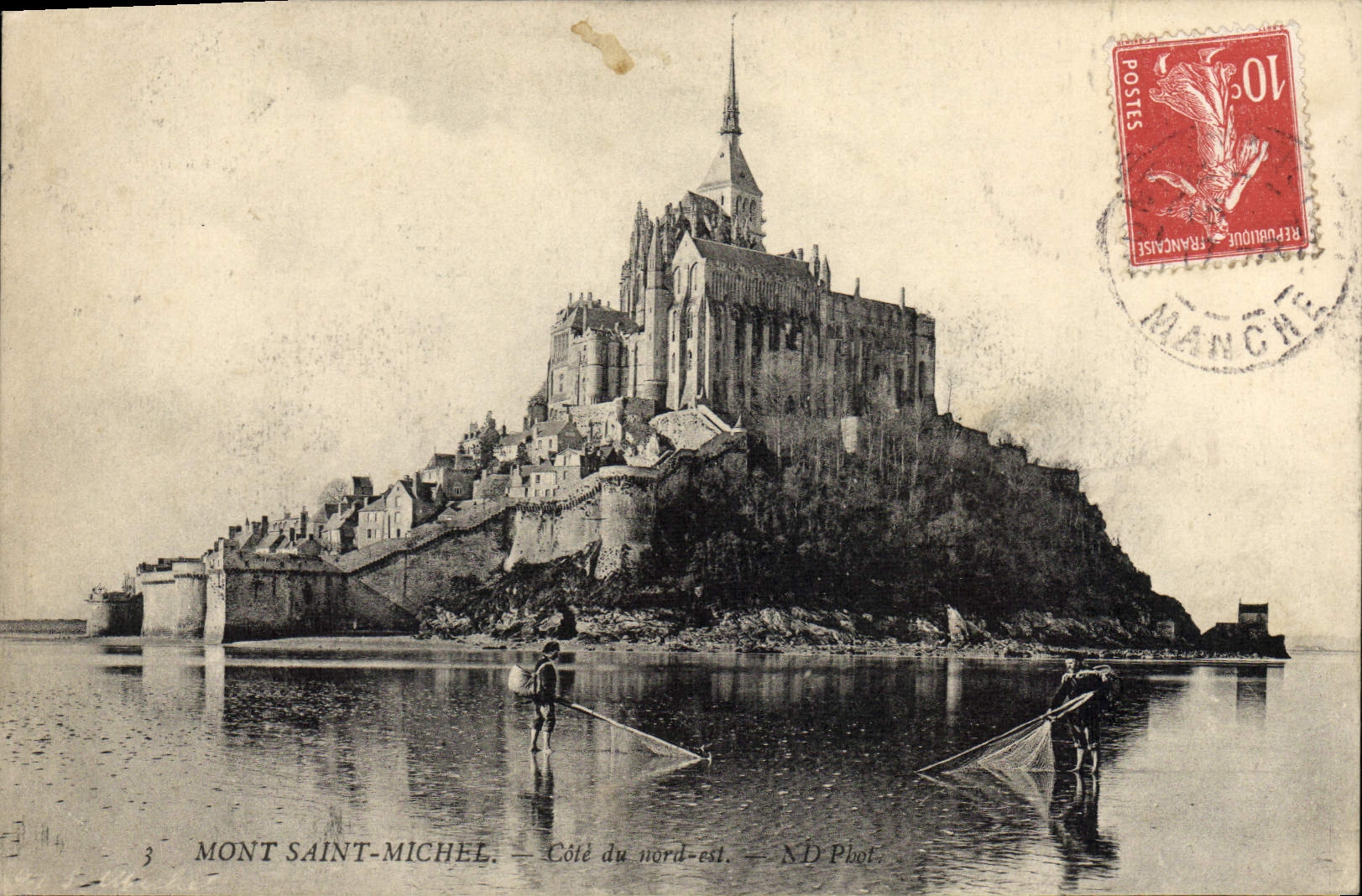 Mont Saint-Michel — Côté du nord-est — ND Phot.