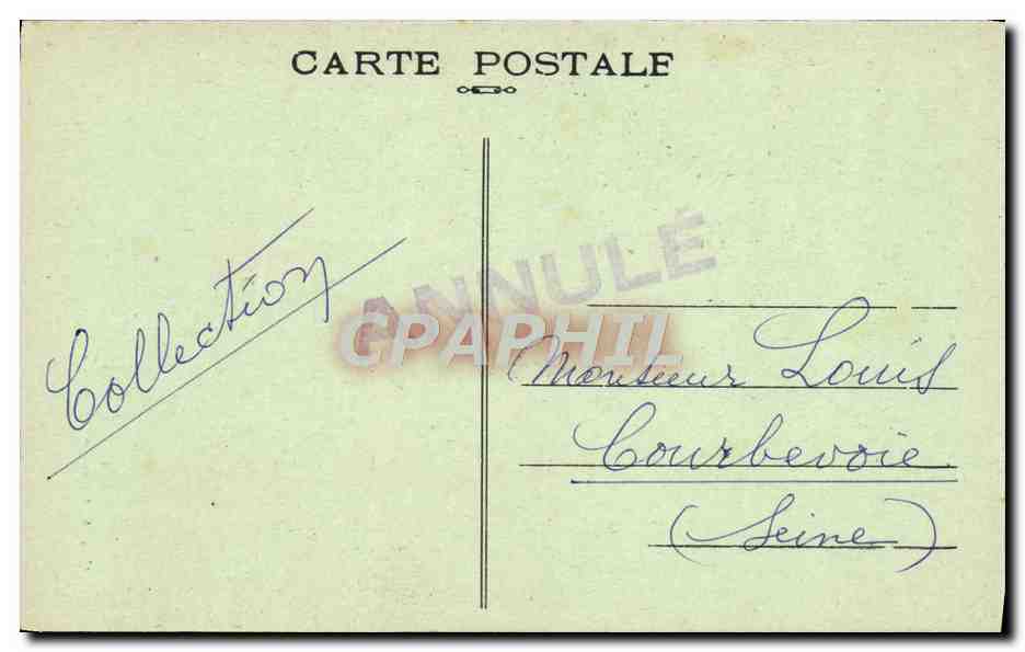 Saint-Brieuc - Rue Saint-Gilles - Chevet de la Cathédrale — Coll. E. Hamonic, n° 7645 — Reverso