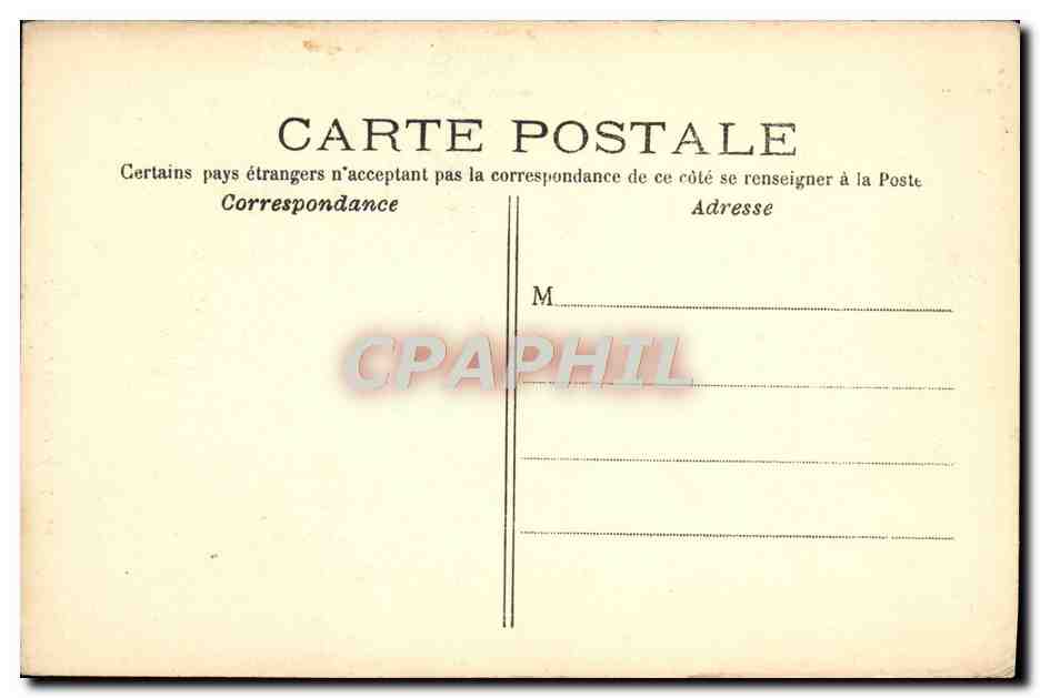 CPA Tours La Cathedrale — Rückseite