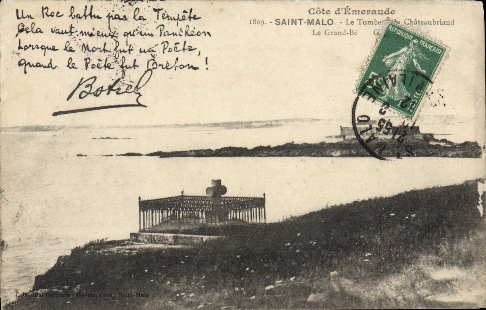 Le Grand-Bé — Côte d'Émeraude — Saint-Malo — Châteaubriand