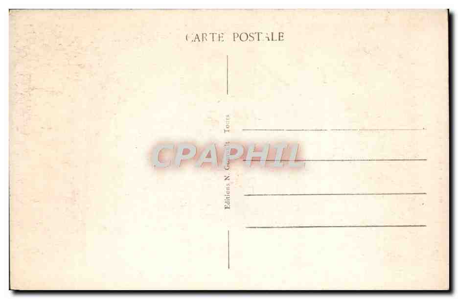 CPA Fontevrault L'Abbaye Les Tombeaux des Rois d'Angleterre — Rückseite
