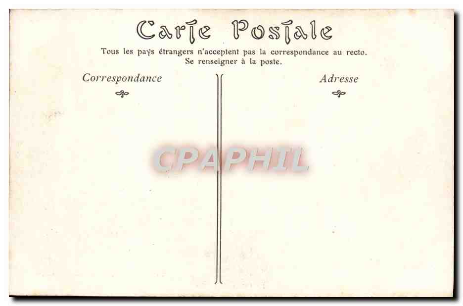CPA Rouen Le Palais de Justice — Rückseite