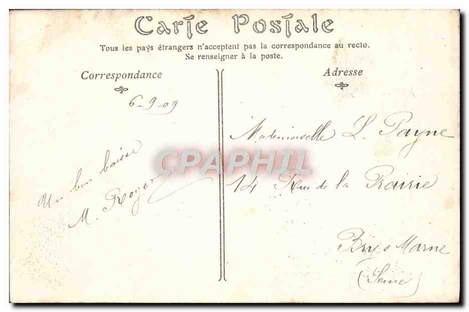 Mailly-le-Château — Le Déversoir — A. Toulout édit. — Verso
