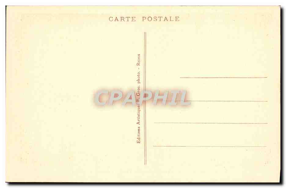 CPA Abbaye de Notre Dame d'Igny Arcis le Pont le cloitre  — Rückseite