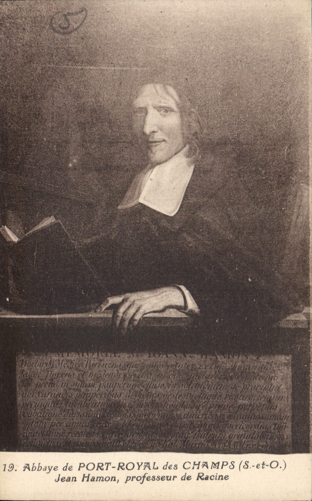 CPA Abbaye de Port Royal des Champs Jean Hamon Professeur de Racine