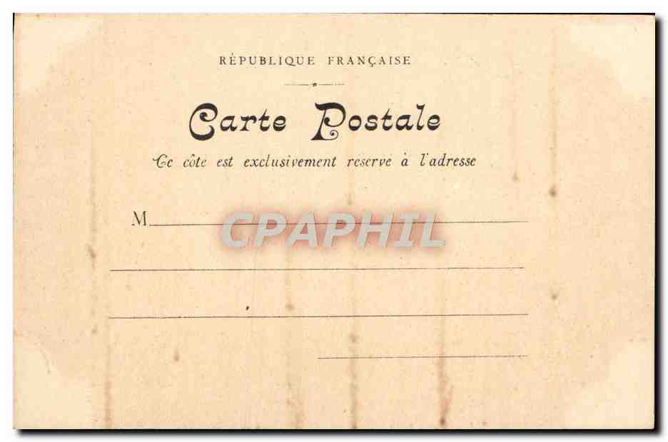 CPA Rouen L'Abside Saint Maclou — Verso