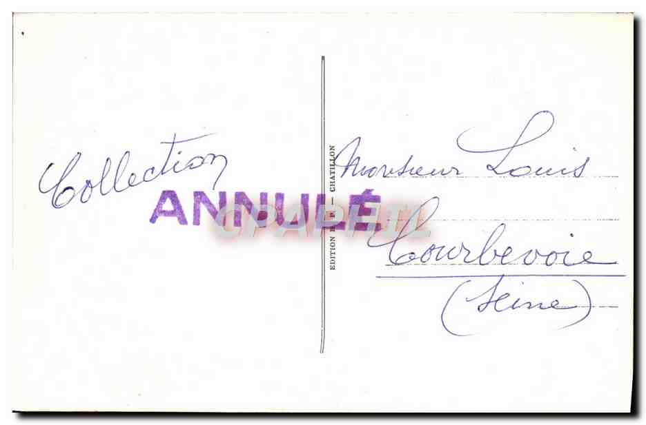 CPA Chatillon sur Seine Eglise Saint Nicolas — Rückseite