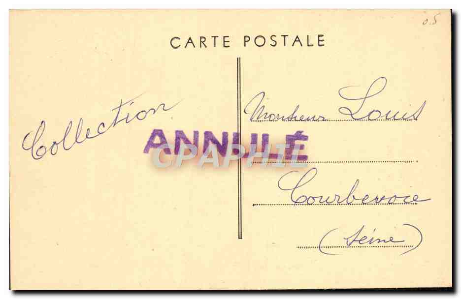 CPA Chatillon sur Seine Eglise Saint Vorles Clocher  — Rückseite